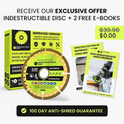 Indestructible Disc 3.0 offer with retail box and two free e-books