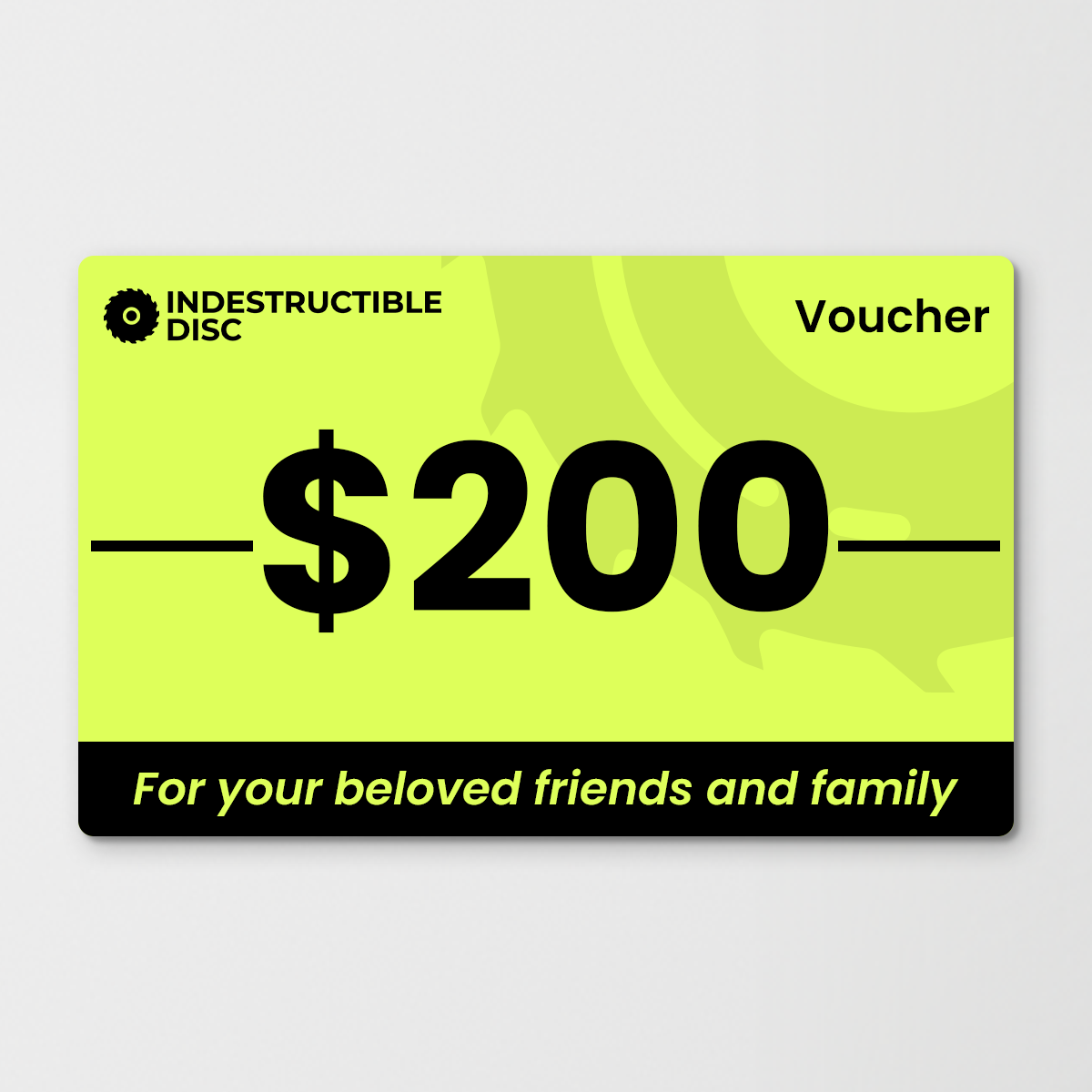 INDESTRUCTIBLE DISC™ - Gift Card