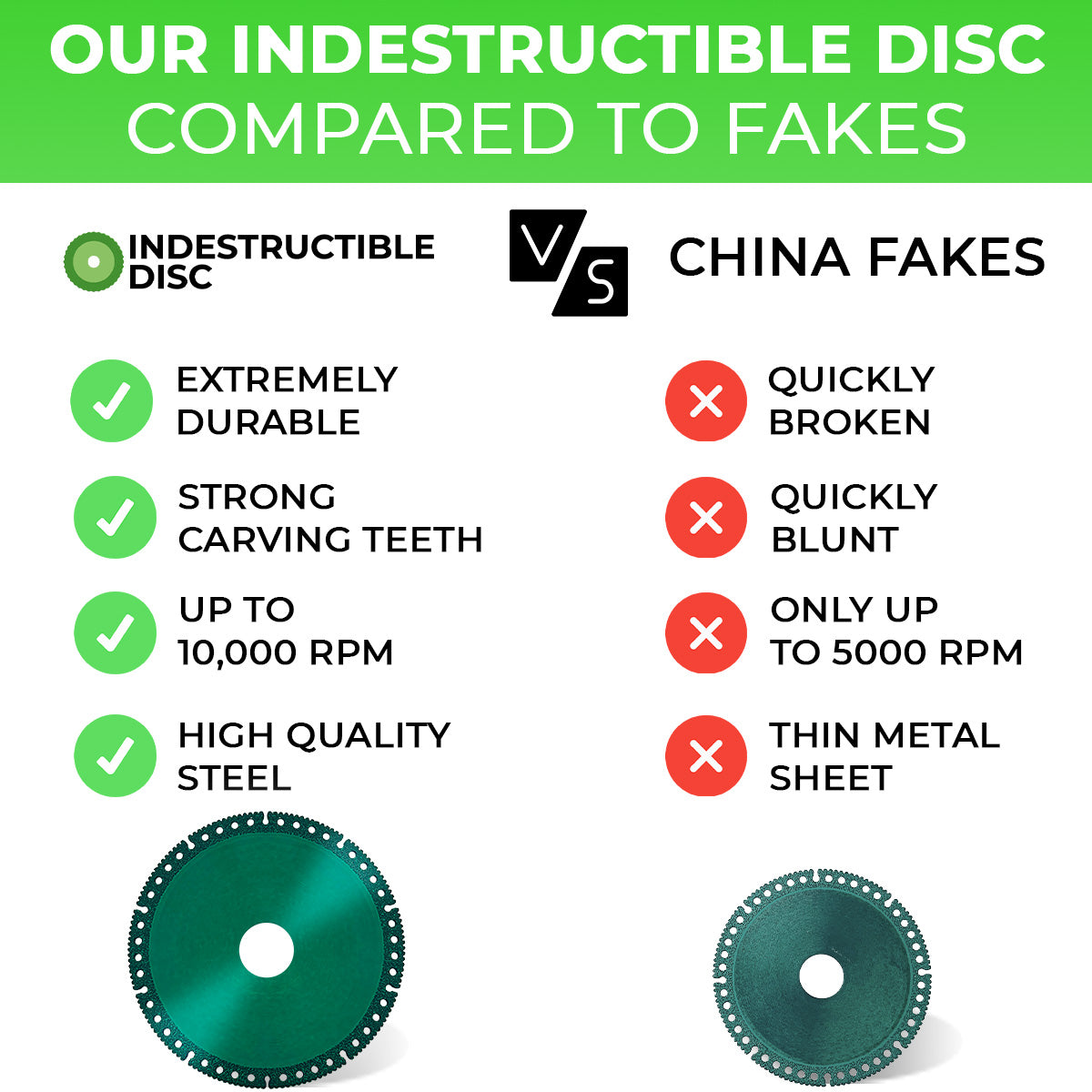 Tooltekt® Indestructible Disc 2.0