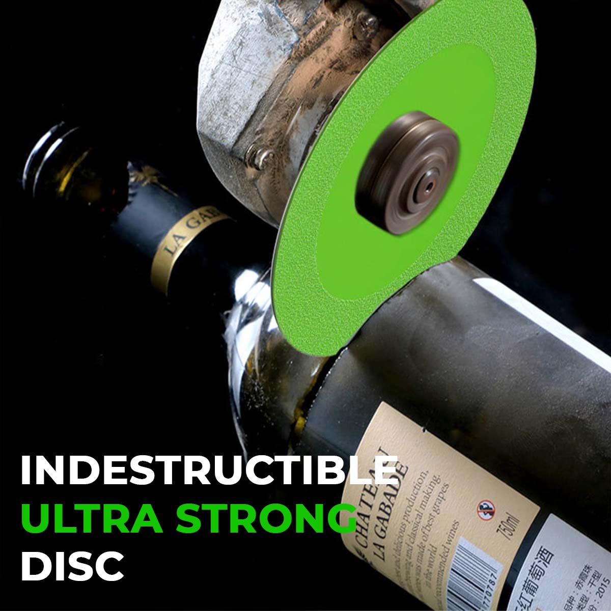 Indestructible Disc for Grinder, 2023 New Indestructible Disc 2.0 - Cut  Everything in Seconds, Indestructible Cutting Disc, 4 X 1/25 X 4/5  Diamond